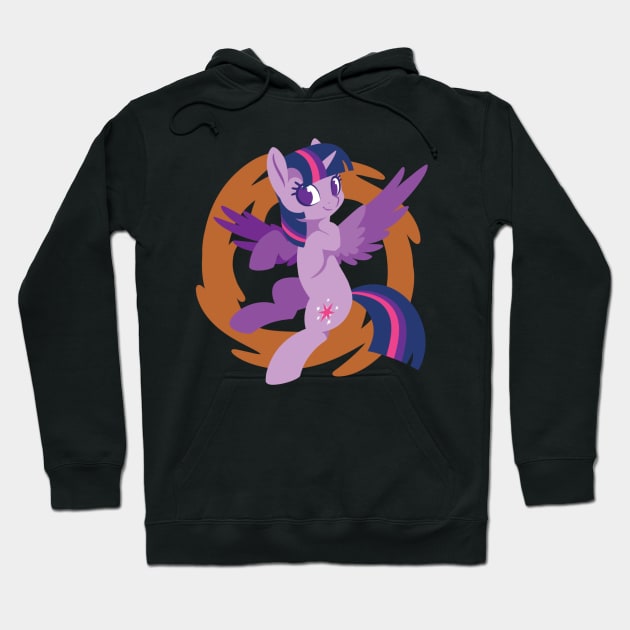 Twilight Sparkle Vortex Hoodie by Supermoix